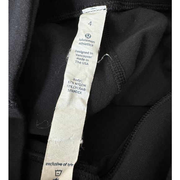 Lululemon Women's Size 4 Wunder Under 21" Crop Legging Full-On Luon - Picture 2 of 8